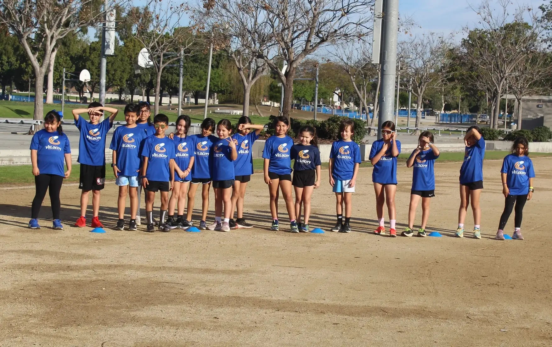 Team at a meet